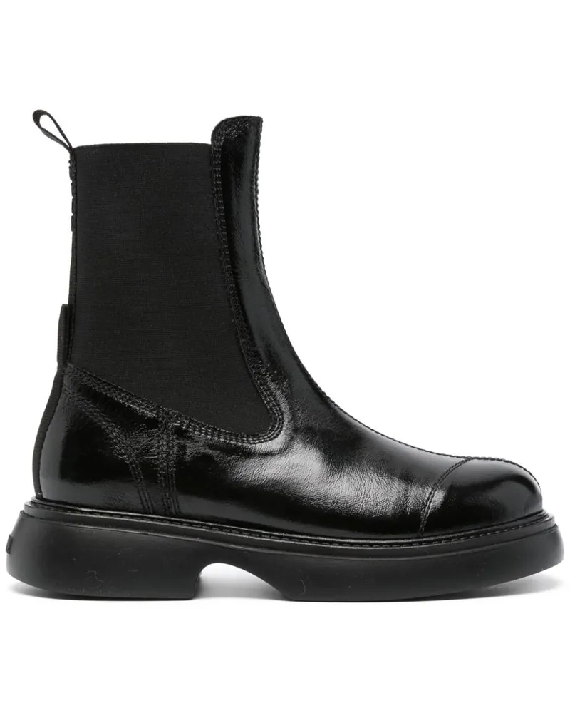 Ganni Chelsea-Boots 30mm - Schwarz Schwarz