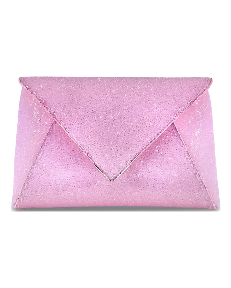 Tyler Ellis small Lee Pouchet Swarovski crystal-embellished clutch bag - Rosa Rosa