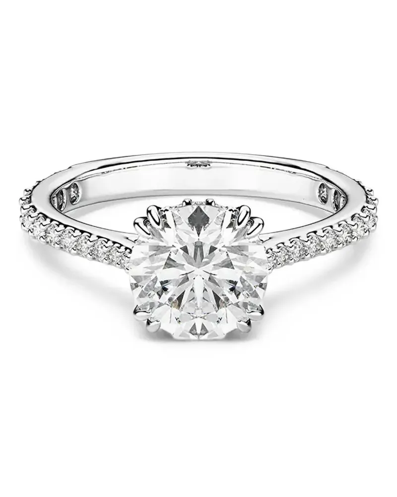 Swarovski Stilla crystal-embellished solitaire ring - Silber Silber