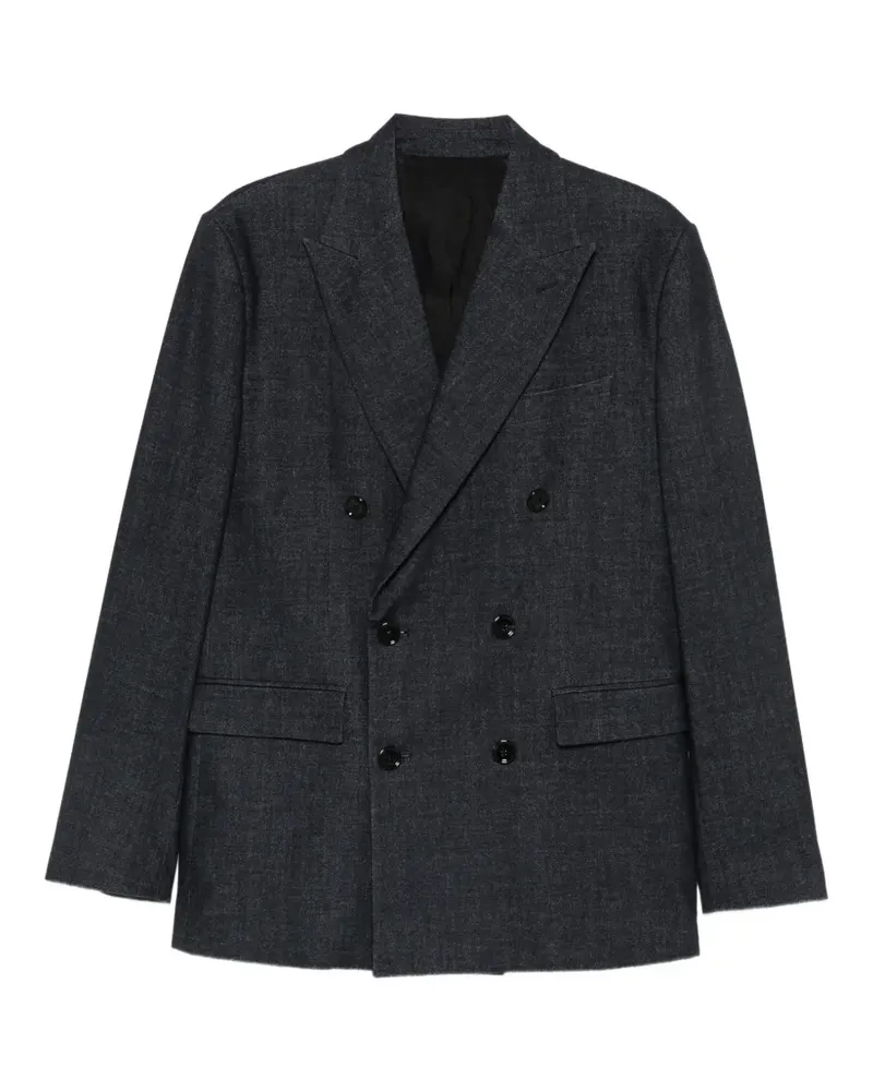 Dondup double-breasted peak-lapel blazer - Blau Blau