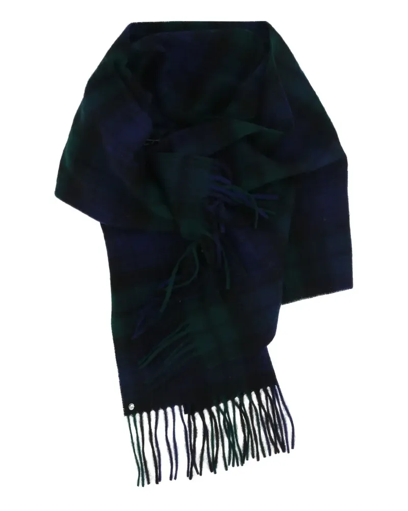 BLESS Schal mit Karomuster - Blau Blau