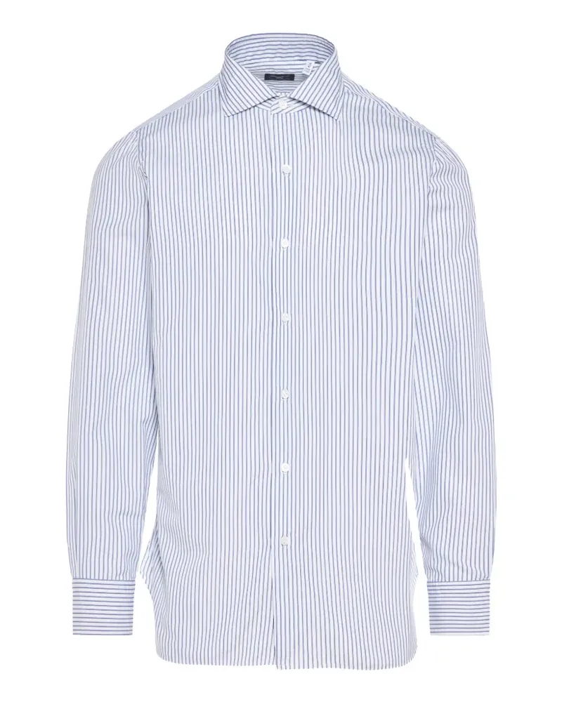 Finamore 1925 striped shirt - Weiß Weiß