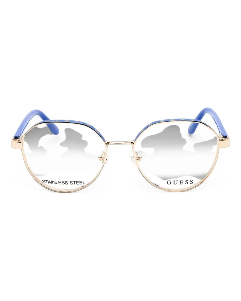 Guess Brille mit geometrischem Gestell - Rosa Rosa