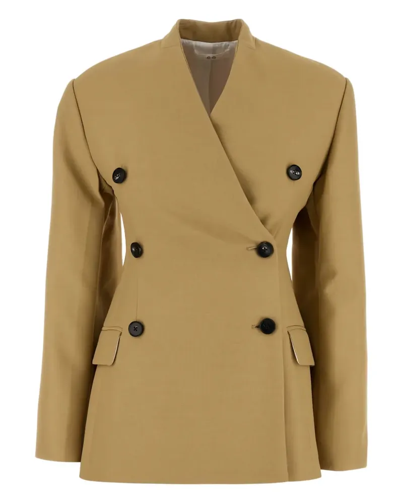 Co double-breasted blazer - Braun Braun