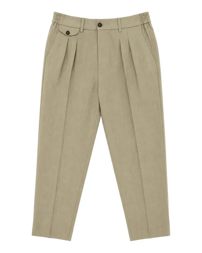 Be Able pleated elasticated-waist trousers - Nude Nude
