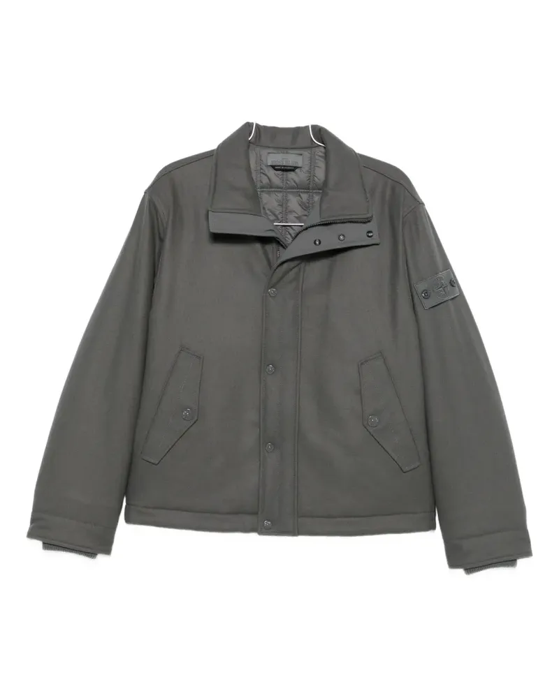 Stone Island Ghost flannel jacket - Grau Grau