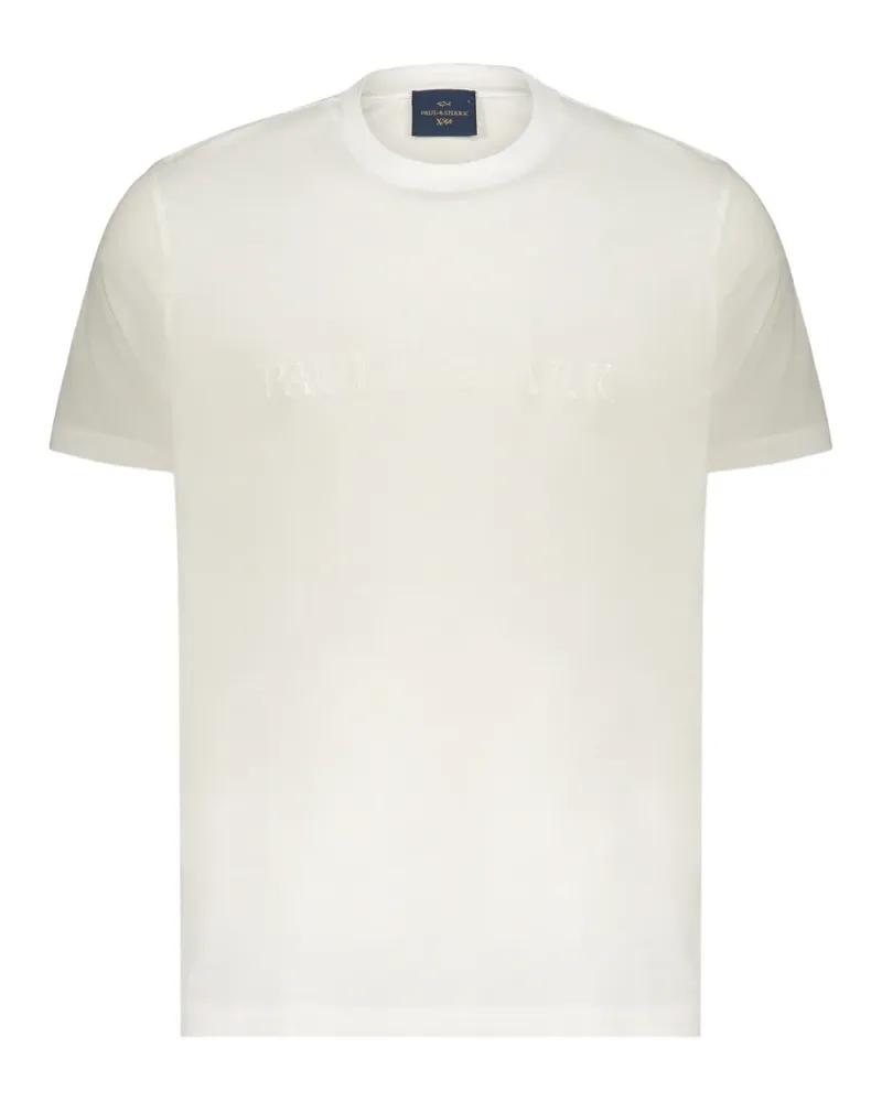 Paul & Shark logo-embroidered short-sleeve T-shirt - Nude Nude