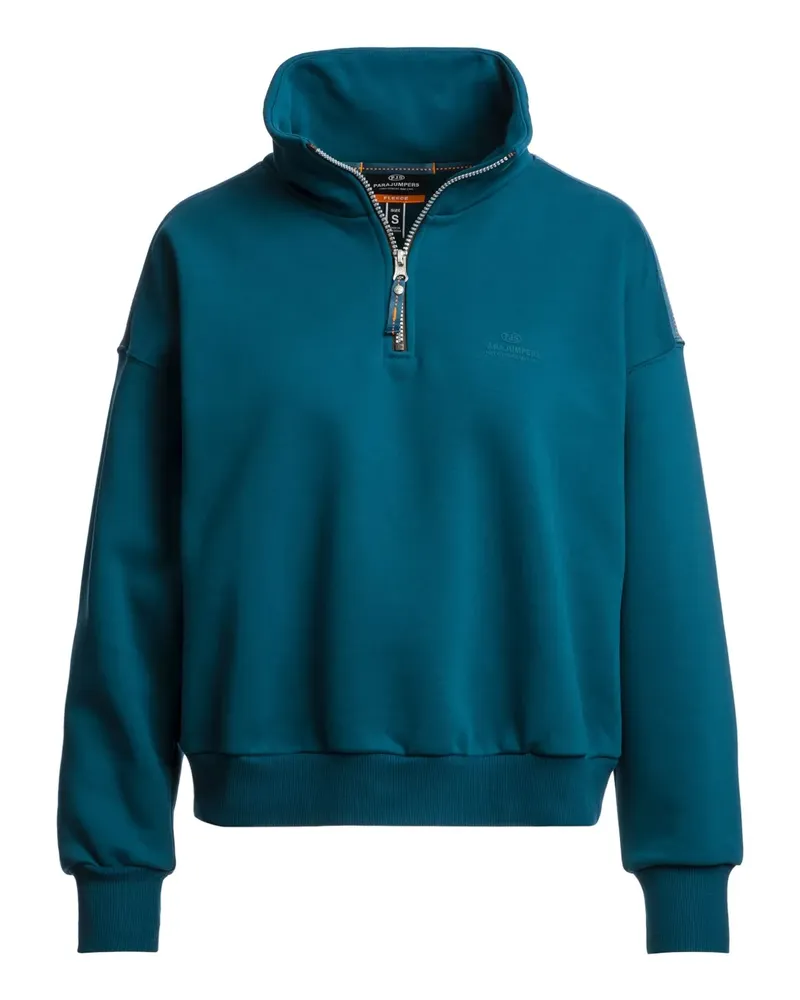 Parajumpers Sweatshirt mit Reißverschluss - Blau Blau