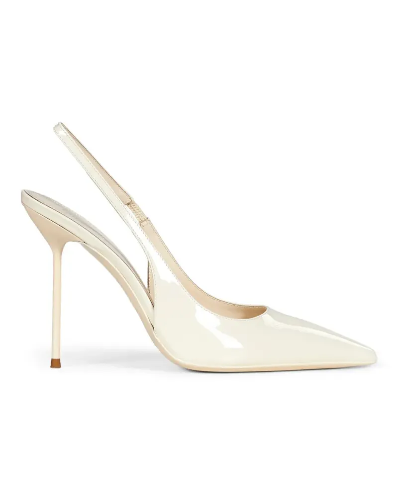 Paris Texas Lidia Slingback-Pumps aus Lackleder 70mm - Nude Nude
