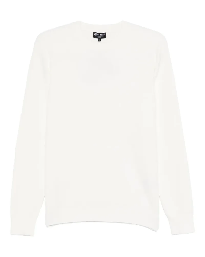 Antony Morato Beige Polyester Sweatshirt - Weiß Weiß