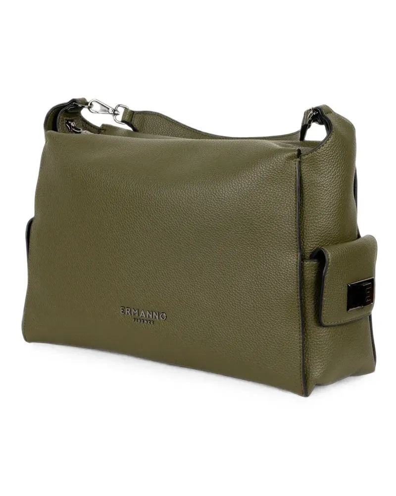 Ermanno Scervino grained leather tote bag - Grün Grün