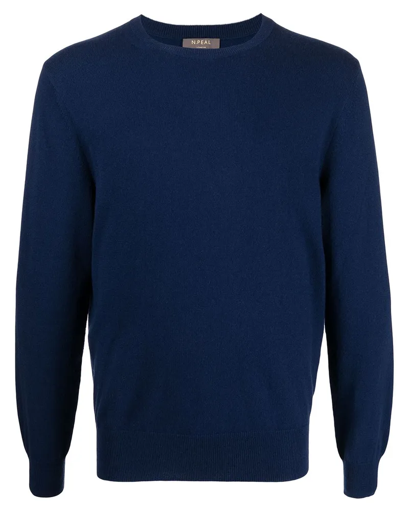N.Peal The Oxford Pullover - Blau Blau