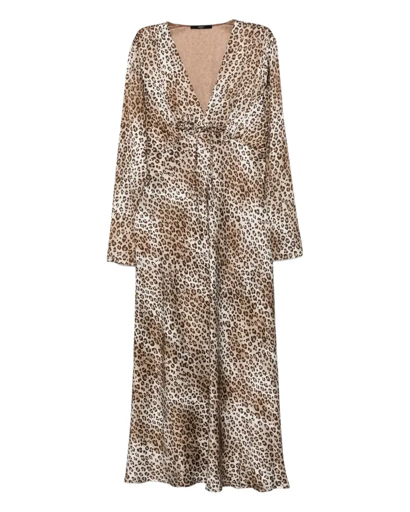 Seventy Kleid mit Leoparden-Print - Braun Braun