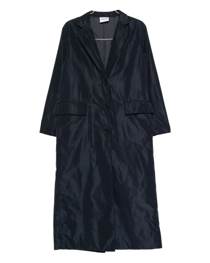 ASPESI pocket buttoned coat - Blau Blau