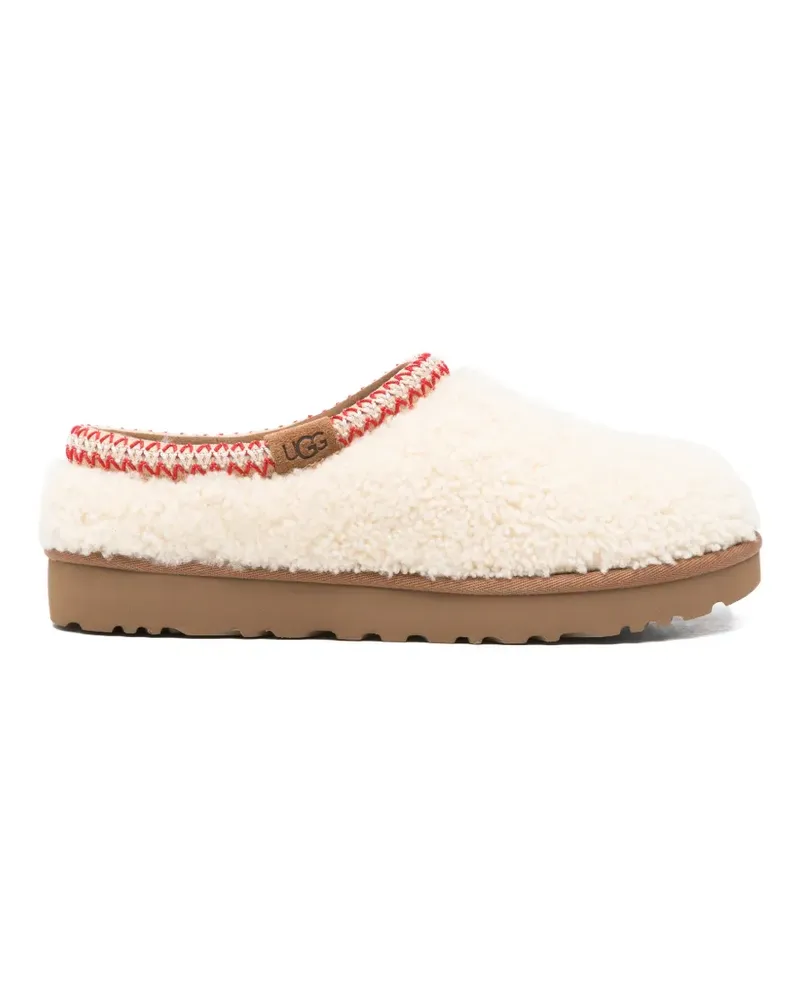UGG Tasman Maxi curly slippers - Weiß Weiß