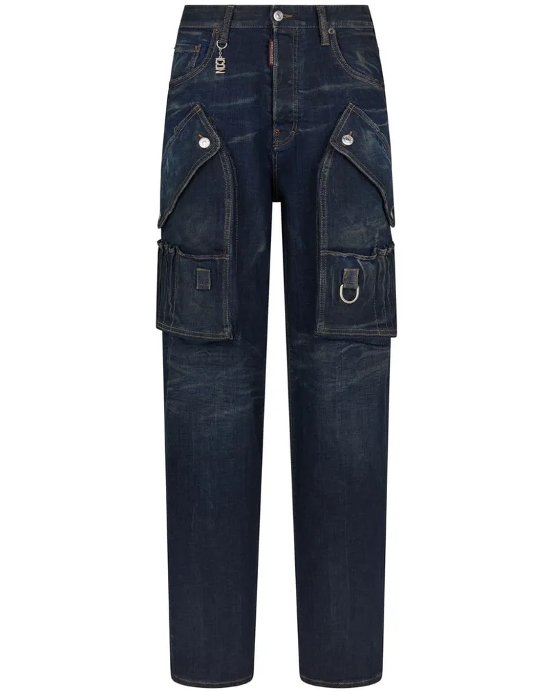 Dsquared2 Boston Cargojeans - Blau Blau