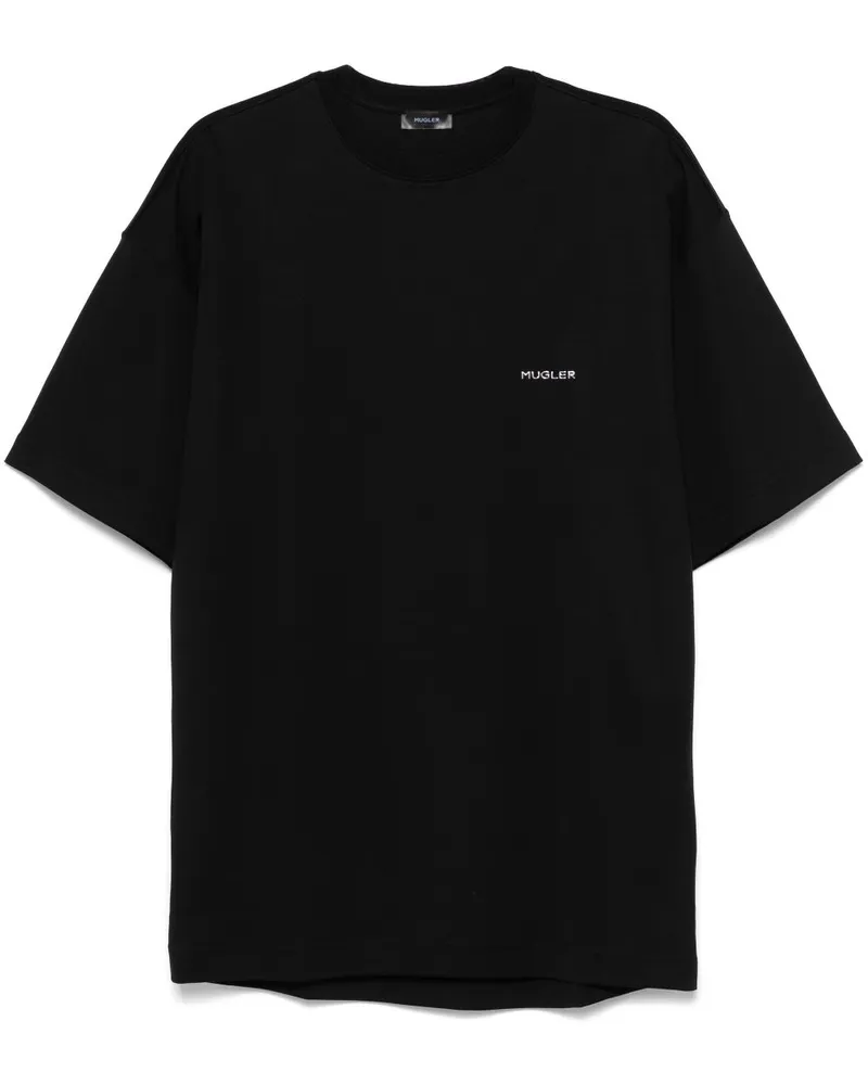 Thierry Mugler Signature T-Shirt - Schwarz Schwarz