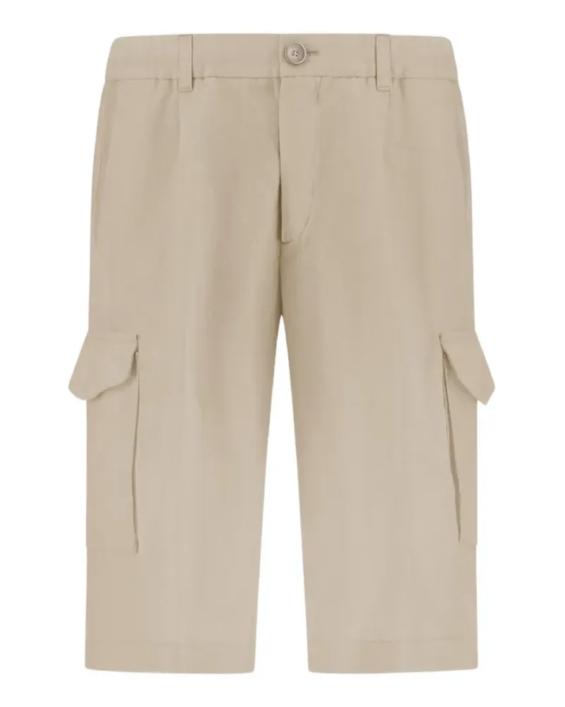 Herno Cargo-Shorts aus Leinen - Nude Nude