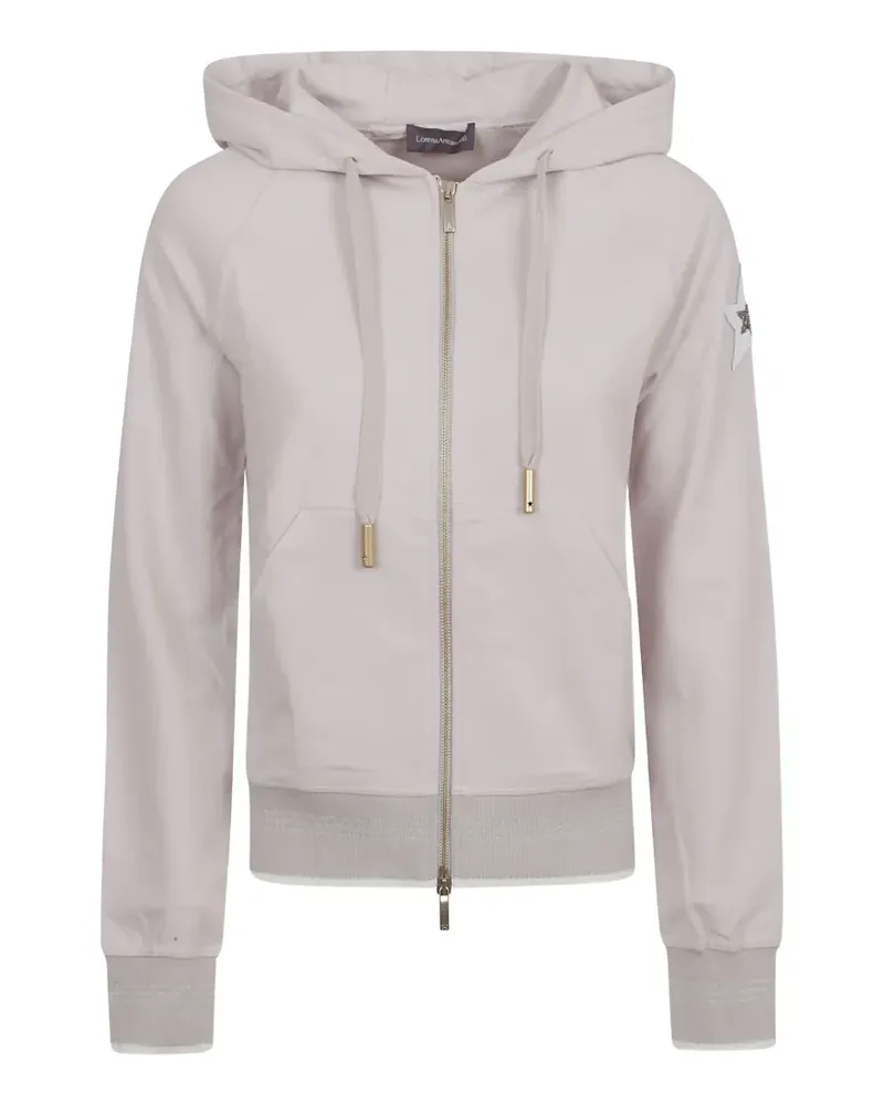 Lorena Antoniazzi Hoodie mit Sterndetail - Grau Grau