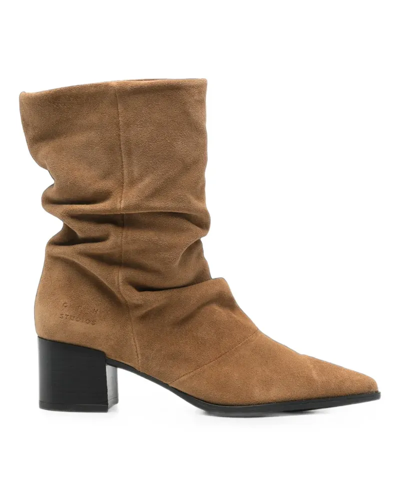 Copenhagen Stiefel mit spitzer Kappe - Nude Nude