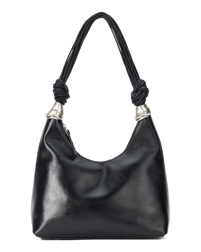 STAUD Cuff leather shoulder bag - Schwarz Schwarz