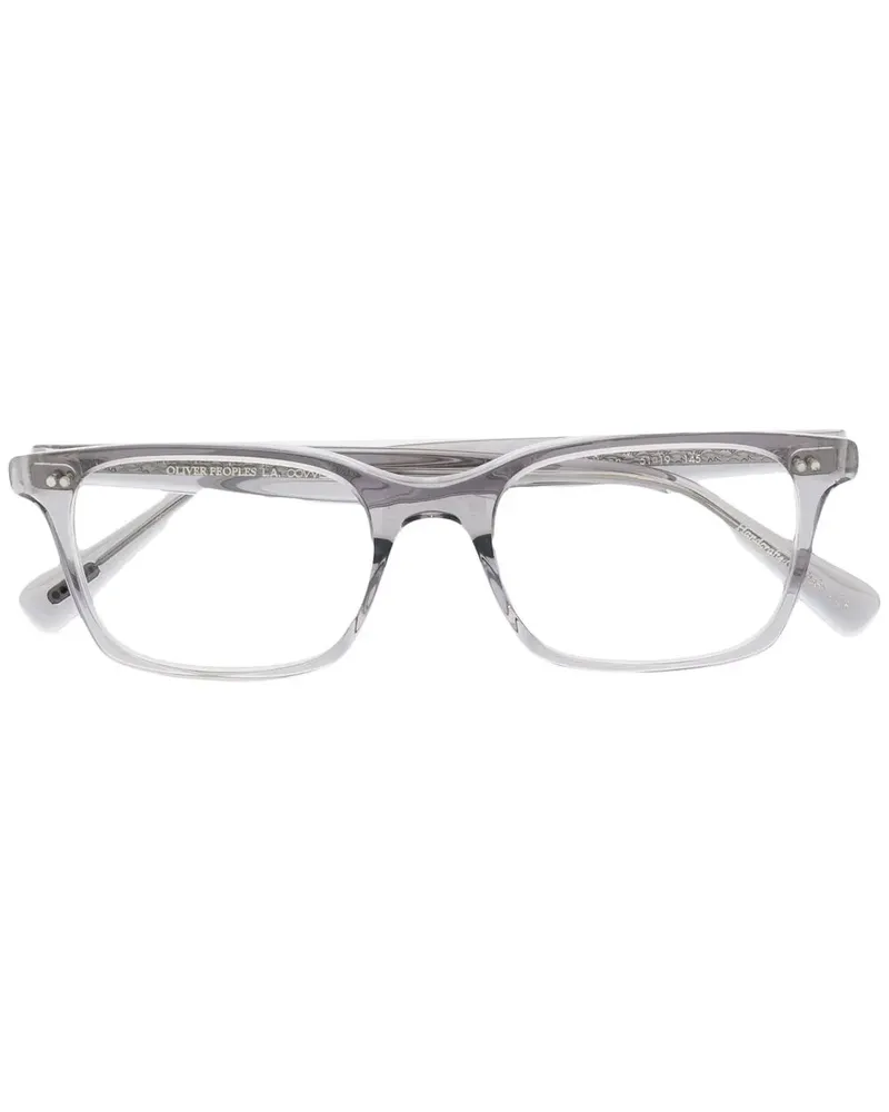 Oliver Peoples Eckige Nisen Brille - Grau Grau