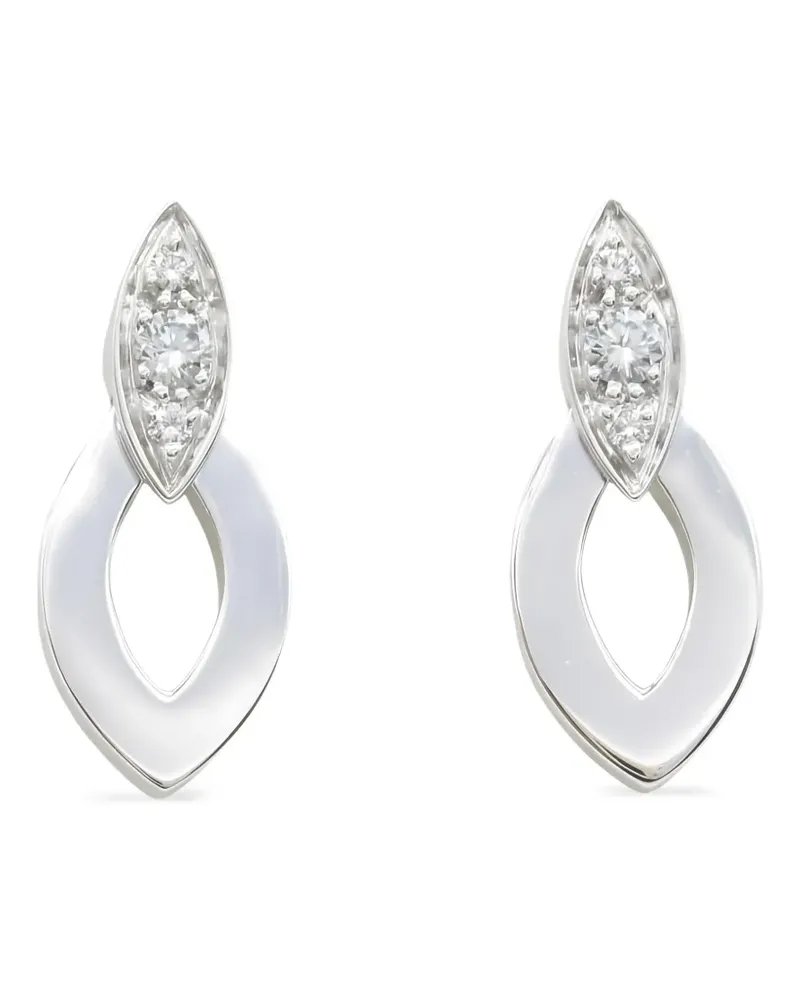 Cartier 2010 Diadea Ohrringe mit Diamanten - Silber Silber