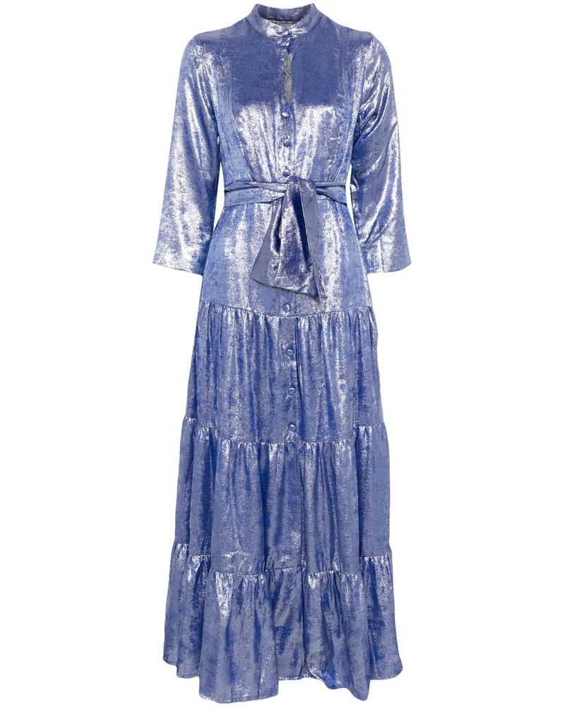 Baruni Salvia Maxikleid - Blau Blau