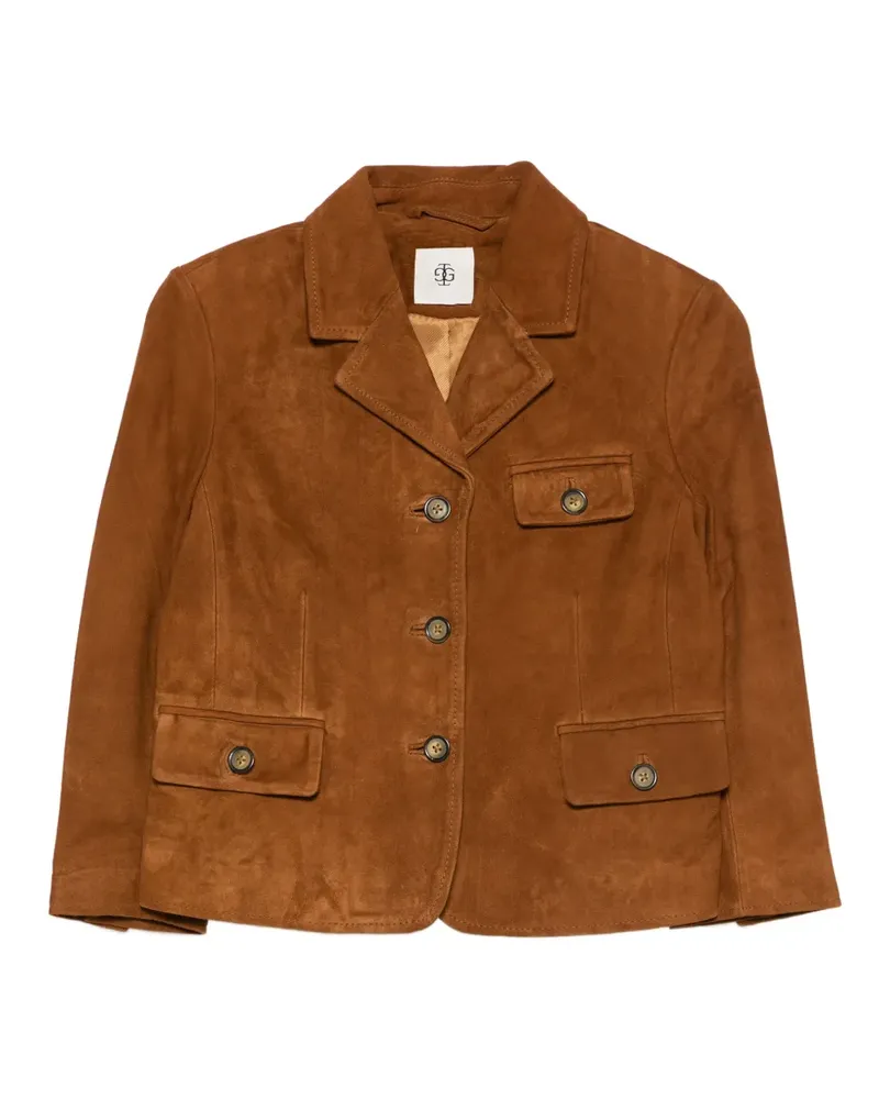The Garment Wildlederjacke mit Taschen - Braun Braun