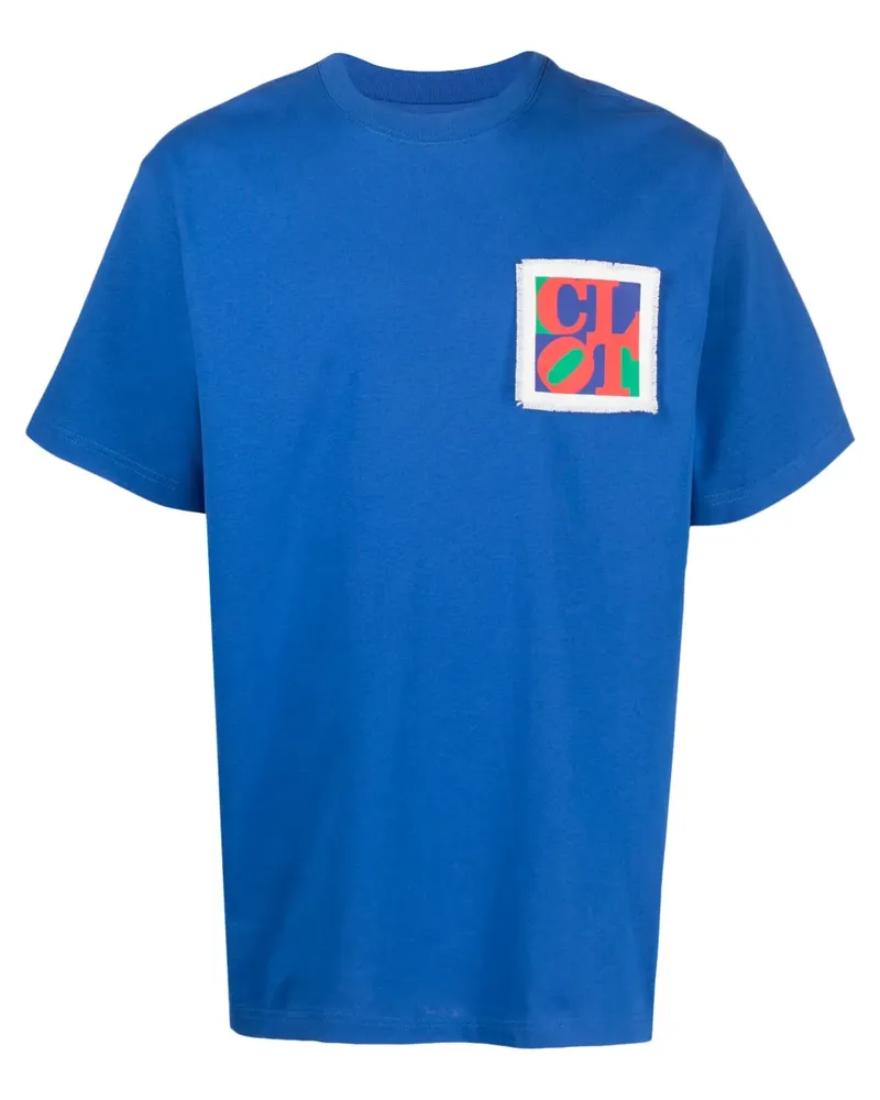 CLOT Maraud T-Shirt mit Logo-Stickerei - Blau Blau