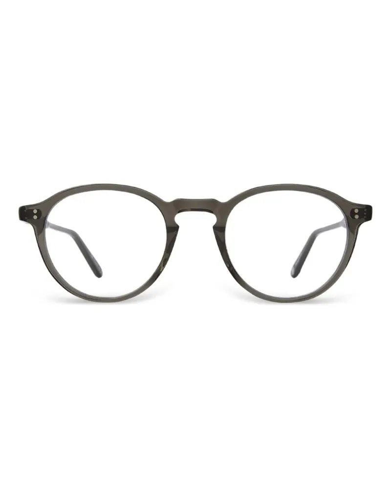 Garrett Leight Stanton round-frame glasses - Grau Grau