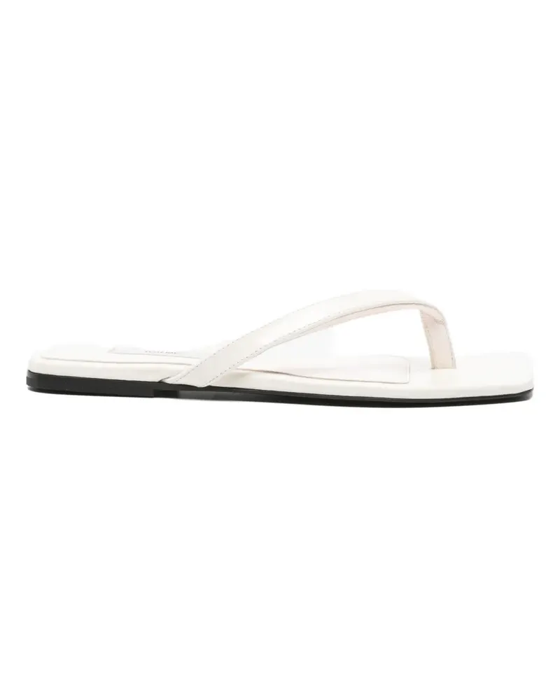 Totême Sandalen mit eckiger Spitze - Weiß Weiß