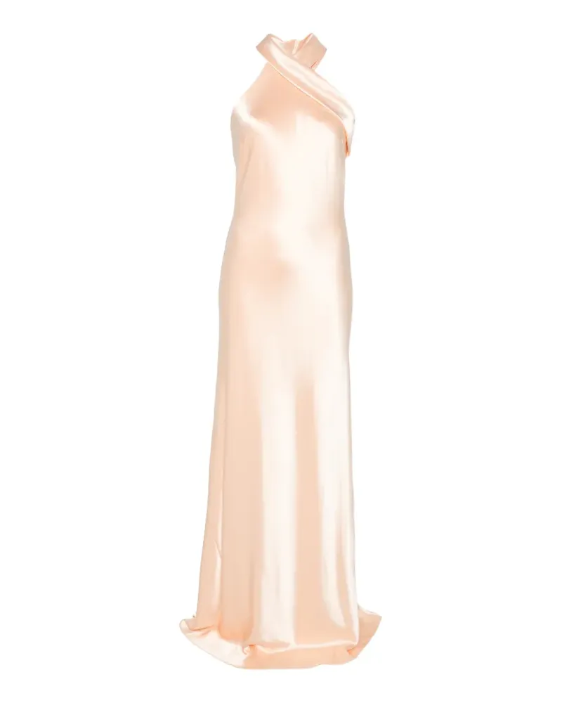 GALVAN Pandora satin gown - Rosa Rosa