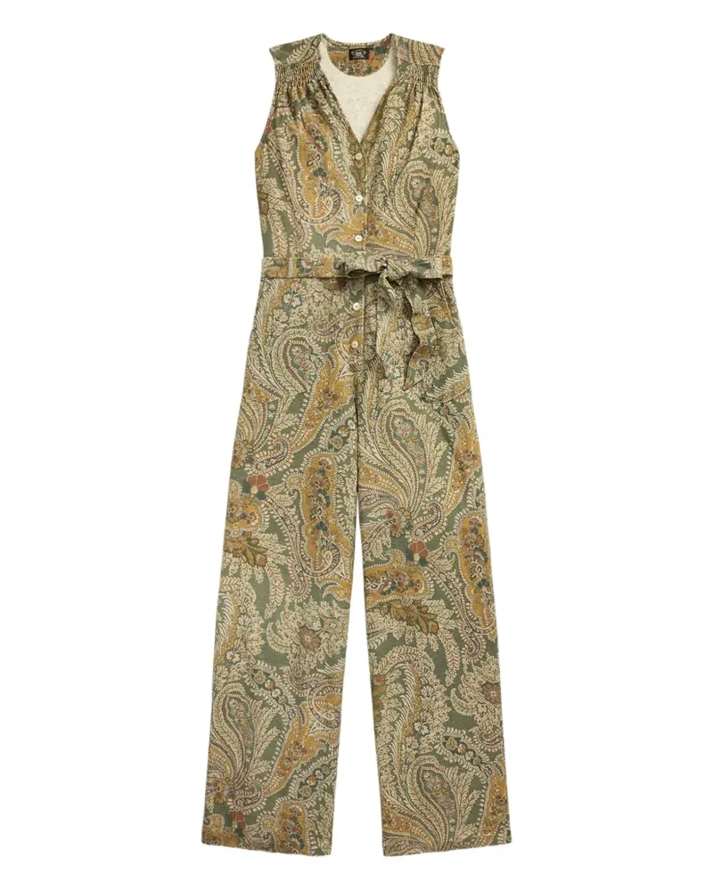 Ralph Lauren Isadora Jumpsuit mit Paisley-Print - Nude Nude