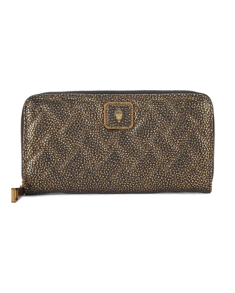 Kurt Geiger Gestepptes Portemonnaie mit Reißverschluss - Schwarz Schwarz