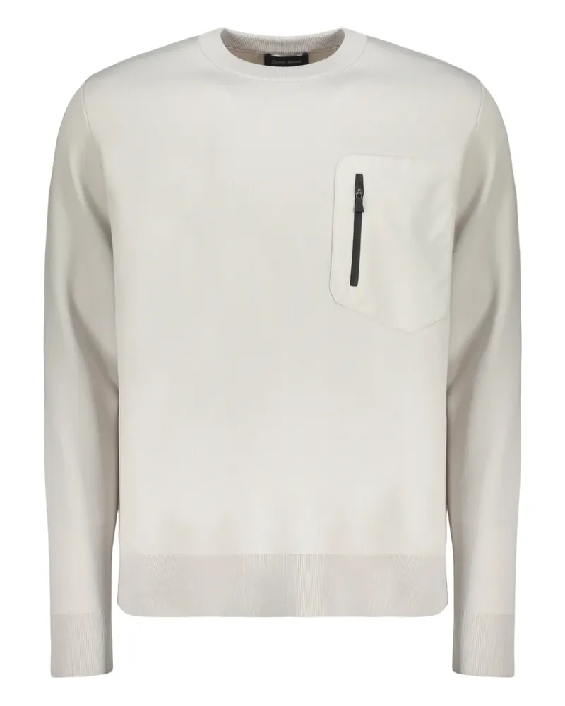Herno zip pocket sweatshirt - Nude Nude