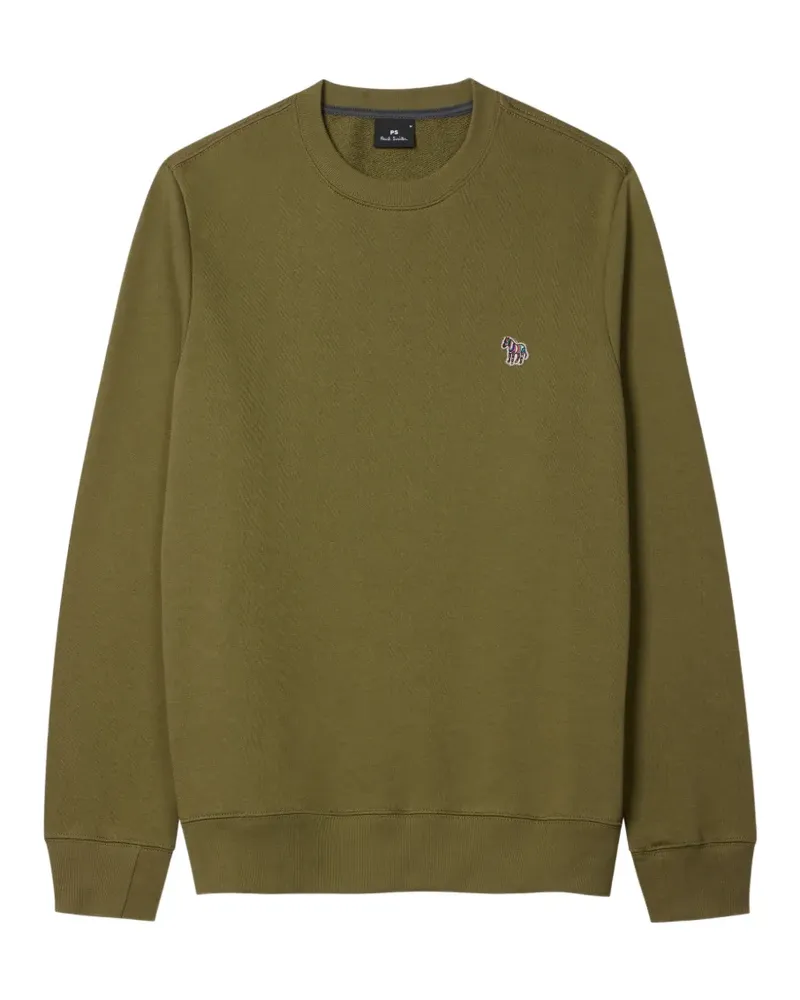 Paul Smith Zebra-logo crew-neck sweatshirt - Grün Grün