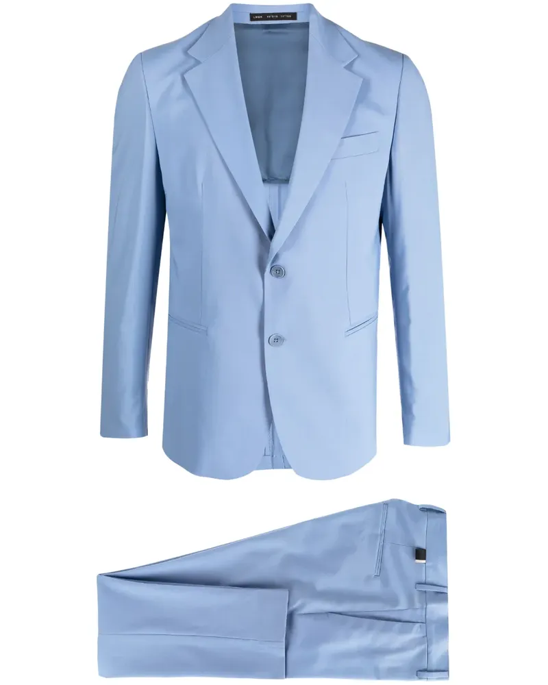 Low Brand Anzug mit fallendem Revers - Blau Blau