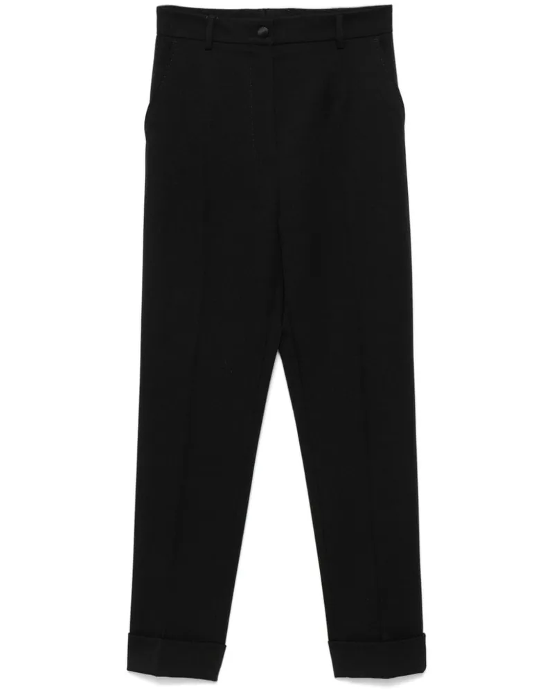 Dolce & Gabbana Hose aus Wolle - Schwarz Schwarz