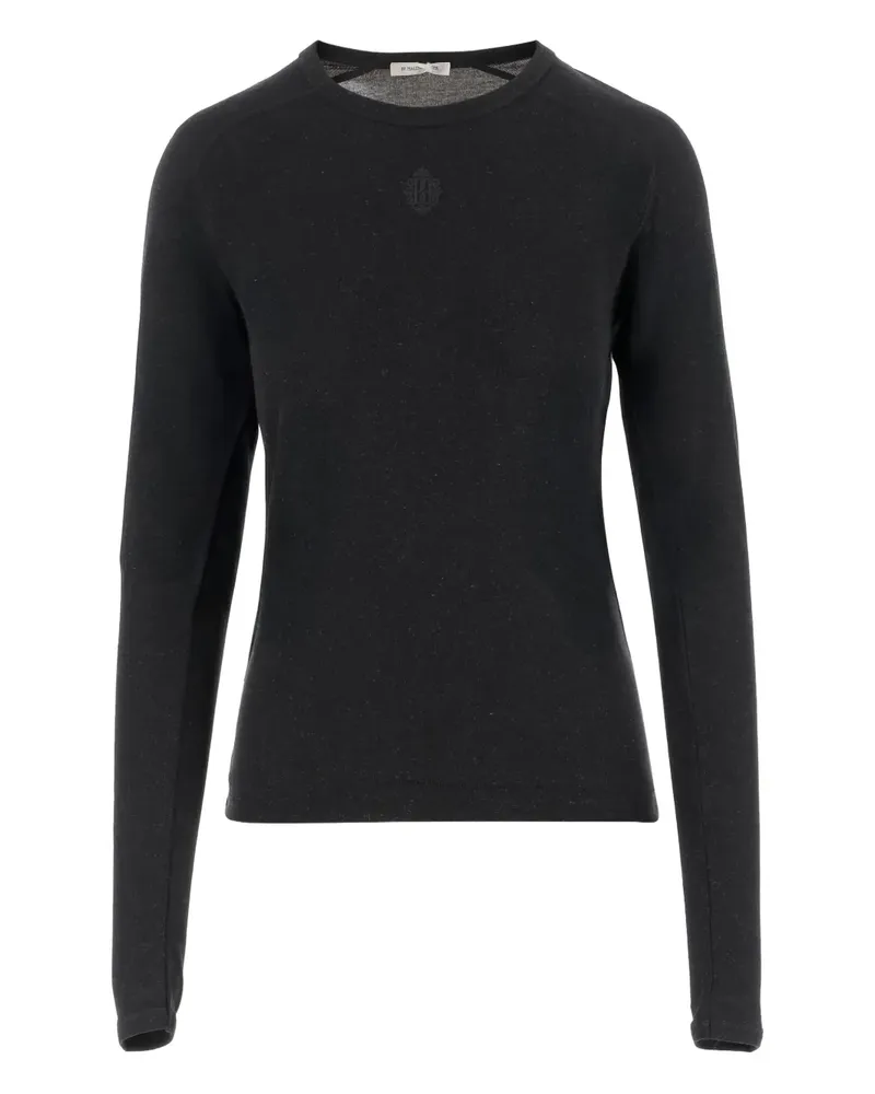 By Malene Birger Pullover mit Logo-Stickerei - Schwarz Schwarz