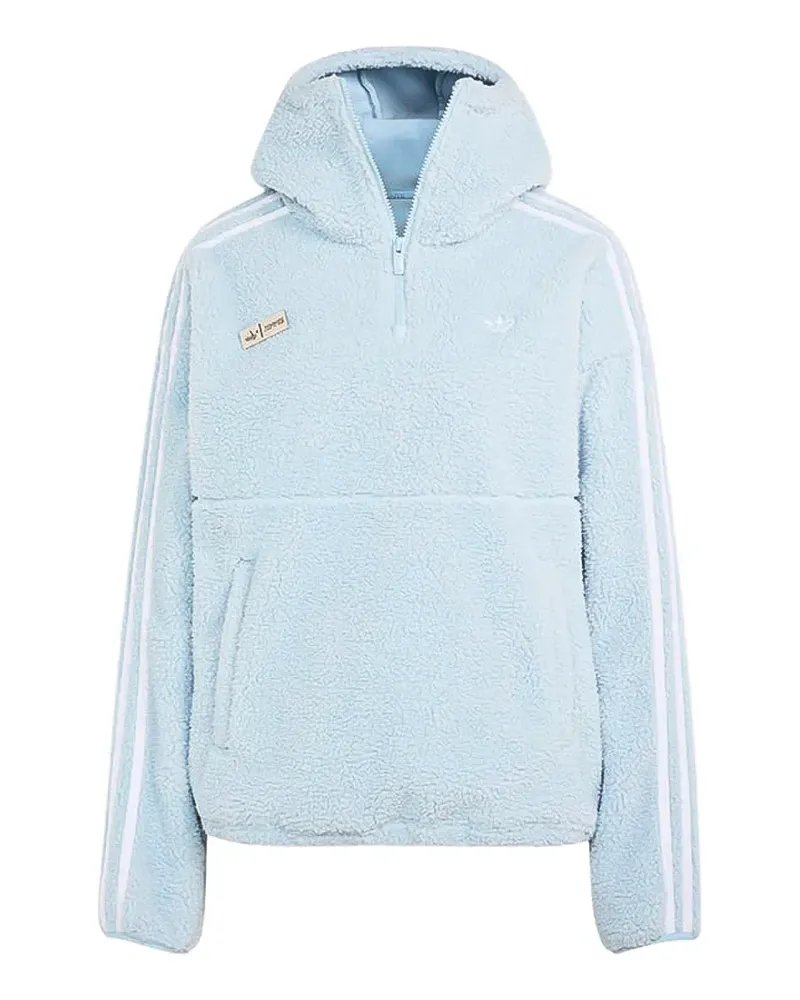 adidas x Jennie Adiluna Season 2 Fleece-Kapuzenjacke - Blau Blau