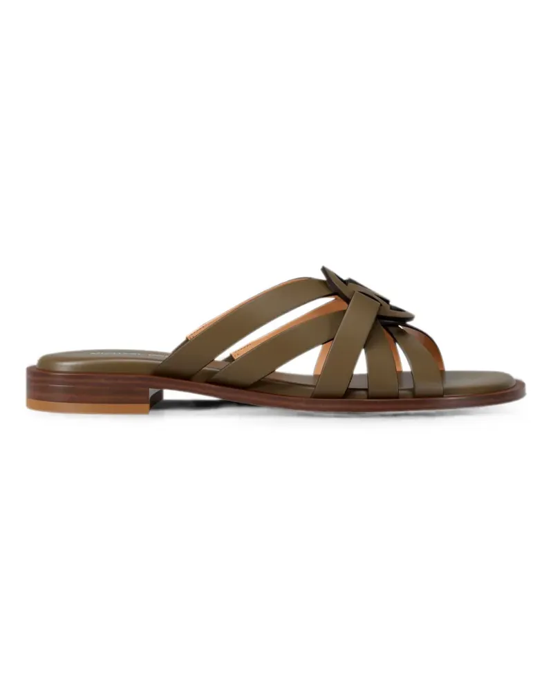 Michael Kors Erika logo-plaque sandals - Grün Grün