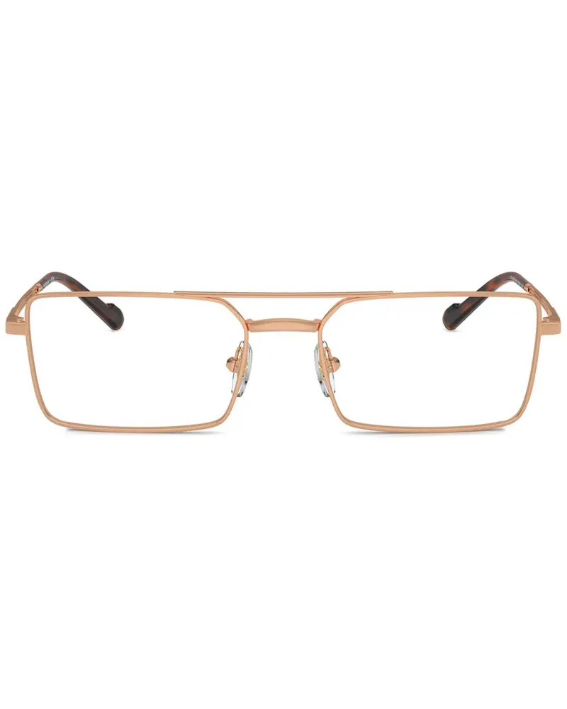 Vogue Brille mit eckigem Gestell - Gold Gold