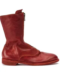 GUIDI Stiefeletten mit Reißverschluss Rot