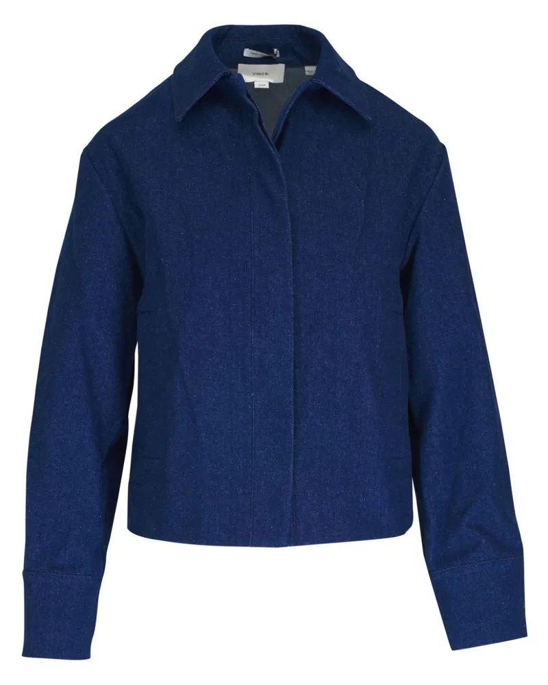 Vince Klassische Jeansjacke Blau