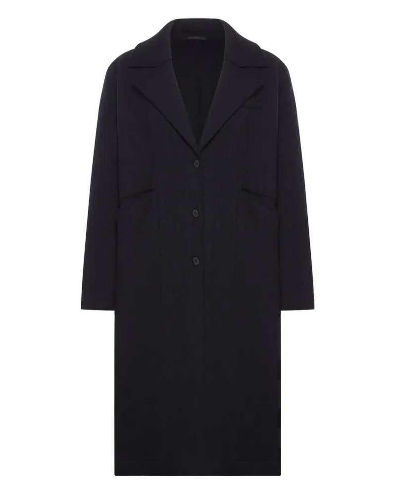 TRANSIT buttoned wool coat - Schwarz Schwarz