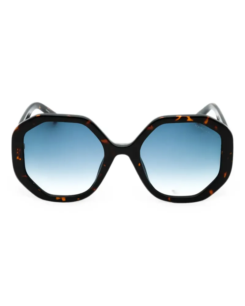 Marc Jacobs geometric-frame sunglasses - Braun Braun