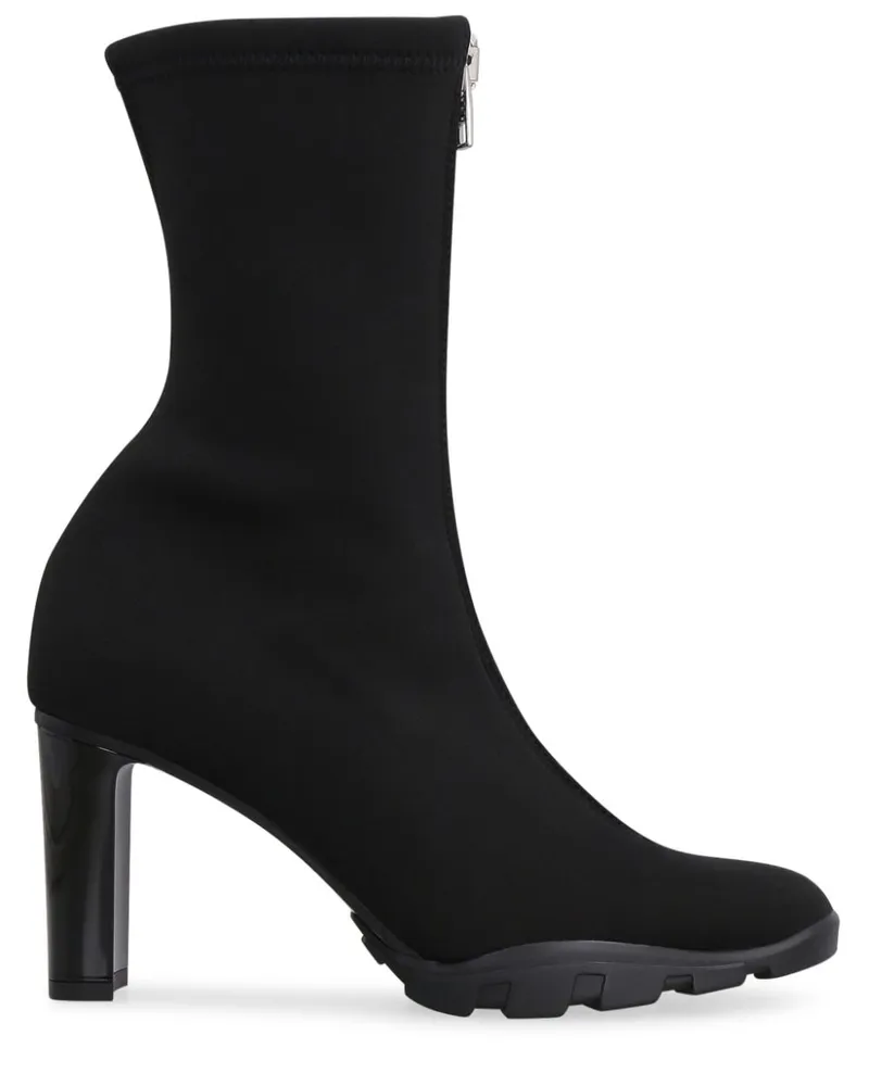 Alexander McQueen Stiefeletten mit Reißverschluss - Schwarz Schwarz