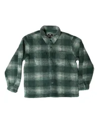 Stüssy check-pattern shirt Grün