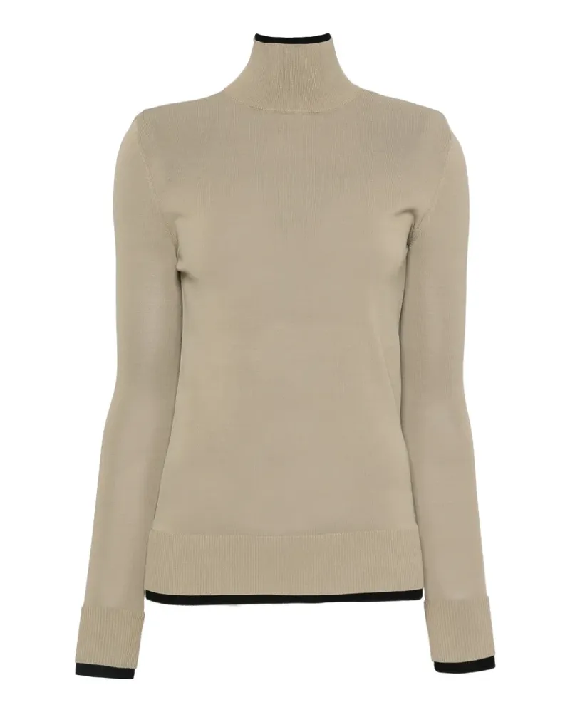 Totême Gerippter Rollkragenpullover - Grün Grün